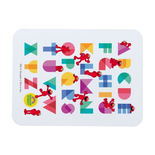 Sesamstraße | Elmo Alphabet Magnet (Horizontal)