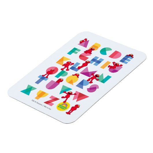 Sesamstraße | Elmo Alphabet Magnet (Linke Seite)