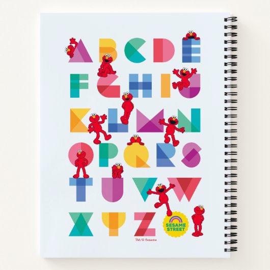 Sesamstraße | Elmo Alphabet Notizblock (Rückseite)