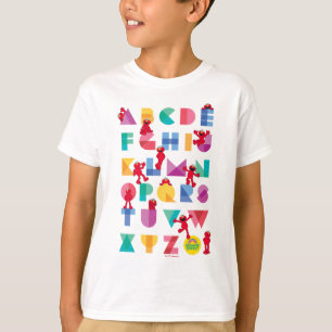Sesamstraße Elmo Alphabet T-Shirt