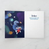 Sesamstraße | Elmo - Aus dieser Welt Geburtstag Karte (Innenseite)