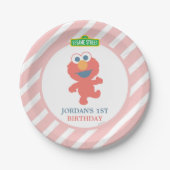 Sesamstraße | Elmo - Baby Birthday Paper Plate Pappteller (Vorderseite)