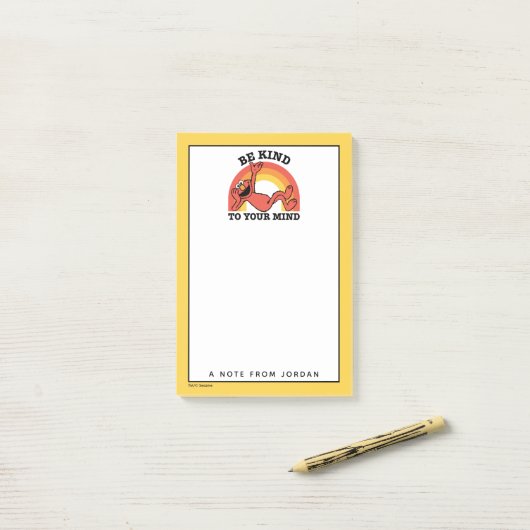 Sesamstraße | Elmo Be | Name hinzufügen Post-it Klebezettel (Auf Schreibtisch)