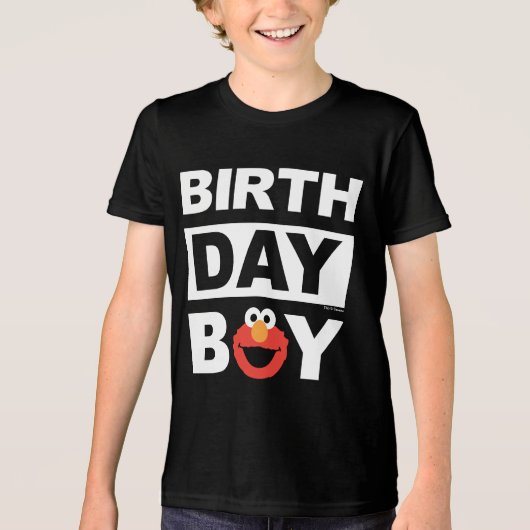 Sesamstraße | Elmo - Birthday Boy Tri-Blend Shirt (Vorderseite)