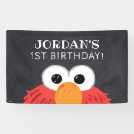 Sesamstraße | Elmo Birthday Chalkboard Banner
