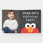 Sesamstraße | Elmo Birthday Chalkboard Banner (Horizontal)