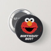 Sesamstraße | Elmo Birthday Chalkboard Boy Button (Vorne & Hinten)