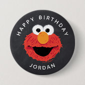Sesamstraße | Elmo Birthday Chalkboard Button (Vorderseite)