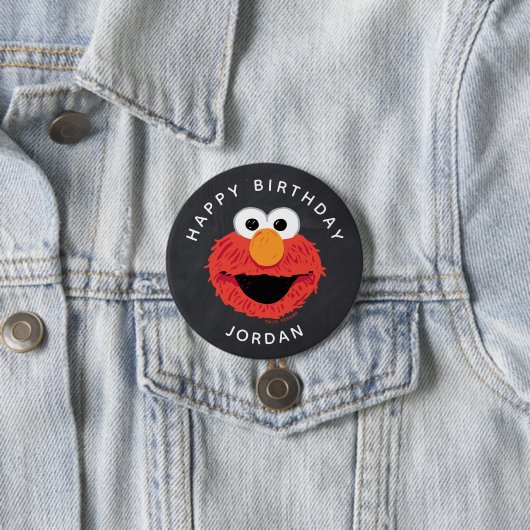 Sesamstraße | Elmo Birthday Chalkboard Button (Beispiel)