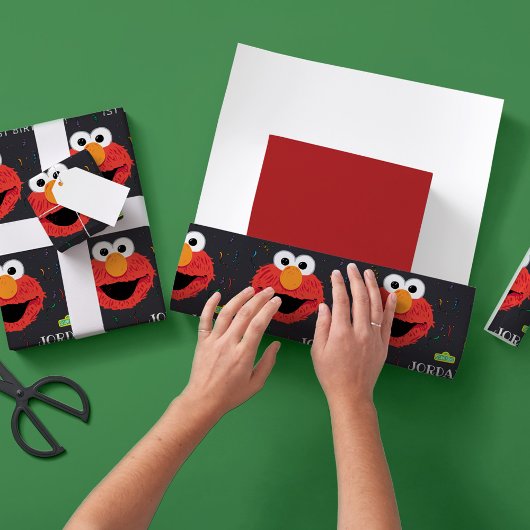Sesamstraße | Elmo Birthday Chalkboard Geschenkpapier