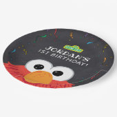 Sesamstraße | Elmo Birthday Chalkboard Pappteller (Schrägansicht)