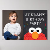Sesamstraße | Elmo Birthday Chalkboard Poster (Vorne)