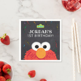 Sesamstraße | Elmo Birthday Chalkboard Serviette