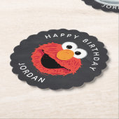 Sesamstraße | Elmo Birthday Chalkboard Untersetzer (angewinkelt)