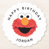 Sesamstraße | Elmo Birthday Chalkboard Untersetzer (Vorderseite)