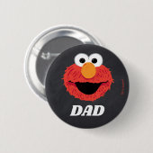 Sesamstraße | Elmo Birthday Chalkboard Vater Button (Vorne & Hinten)