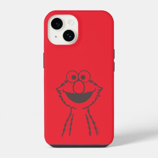 Sesamstraße | Elmo Bright iPhone Hülle (Rückseite)