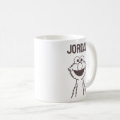Sesamstraße | Elmo Bright | Name hinzufügen Kaffeetasse (VorderseiteRechts)