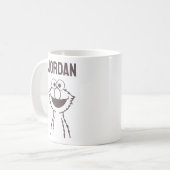 Sesamstraße | Elmo Bright | Name hinzufügen Kaffeetasse (Vorderseite Links)
