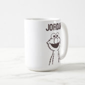 Sesamstraße | Elmo Bright | Name hinzufügen Kaffeetasse (VorderseiteRechts)