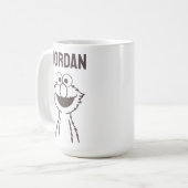 Sesamstraße | Elmo Bright | Name hinzufügen Kaffeetasse (Vorderseite Links)