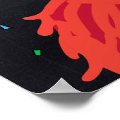 Sesamstraße - Elmo Chalkboard Leckerei nehmen Poster (Ecke)