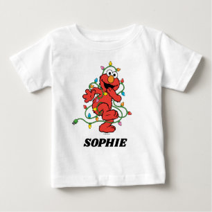 Sesamstraße   Elmo Christmas Lights Baby T-shirt
