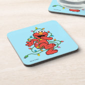 Sesamstraße | Elmo Christmas Lights Getränkeuntersetzer (Linke Seite)