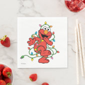 Sesamstraße | Elmo Christmas Lights Serviette (Beispiel)