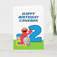 Sesamstraße Elmo Chugga Chugga Zwei Zwei Geburtsta