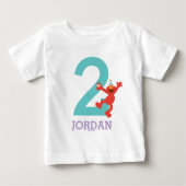 Sesamstraße | Elmo - Confetti 2. Geburtstag Baby T-shirt (Vorderseite)