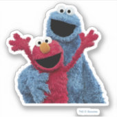 Sesamstraße | Elmo & Cookie Monster Aufkleber (Vorderseite)
