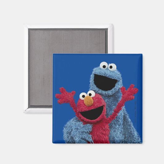 Sesamstraße | Elmo & Cookie Monster Magnet (Vorderseite/Rückseite)