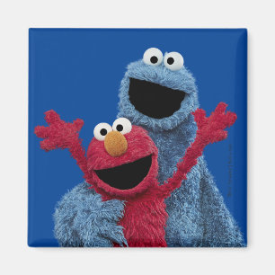Sesamstraße Elmo & Cookie Monster Magnet