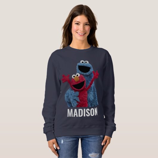 Sesamstraße | Elmo & Cookie Monster Sweatshirt (Vorne ganz)