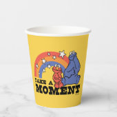 Sesamstraße | Elmo & Cookie Nehmen Sie einen Momen Pappbecher (Vorderseite)