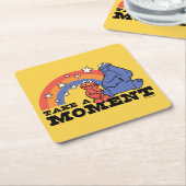 Sesamstraße | Elmo & Cookie Nehmen Sie einen Momen Rechteckiger Pappuntersetzer (angewinkelt)