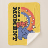 Sesamstraße | Elmo & Cookie Nehmen Sie einen Momen Sherpadecke (Vorderseite)