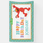 Sesamstraße | Elmo - Cupcake & Confetti Geburtstag Banner (Vertikal)