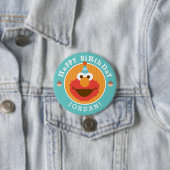 Sesamstraße | Elmo - Cupcake & Confetti Geburtstag Button (Beispiel)