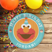 Sesamstraße | Elmo - Cupcake & Confetti Geburtstag Pappteller