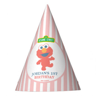 Sesamstraße Elmo - Erster Geburtstagsparty-Hut Partyhütchen