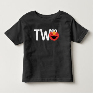 Sesamstraße Elmo Face I'm Two Birthday Kleinkind T-shirt