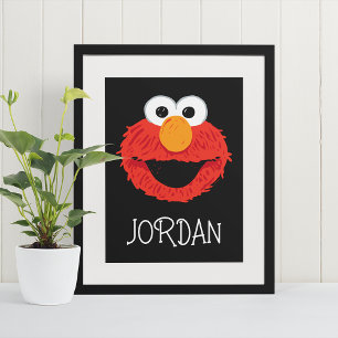 Sesamstraße Elmo Face Poster