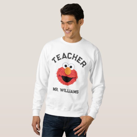 Sesamstraße | Elmo Face Teacher Sweatshirt (Vorne ganz)