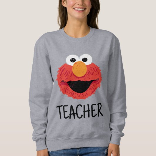 Sesamstraße | Elmo Face Teacher Sweatshirt (Vorderseite)