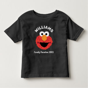 Sesamstraße Elmo Familienurlaub Kleinkind T-shirt
