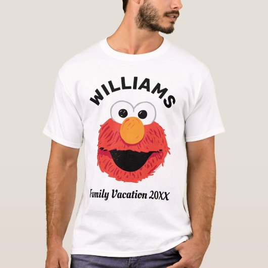 Sesamstraße | Elmo Familienurlaub T-Shirt (Vorderseite)