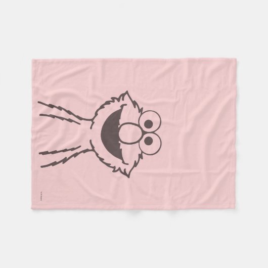 Sesamstraße | Elmo Fleecedecke (Vorderseite (Horizontal))