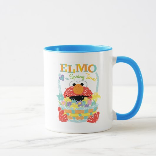 Sesamstraße - Elmo | Frühjahr Tasse (Rechts)